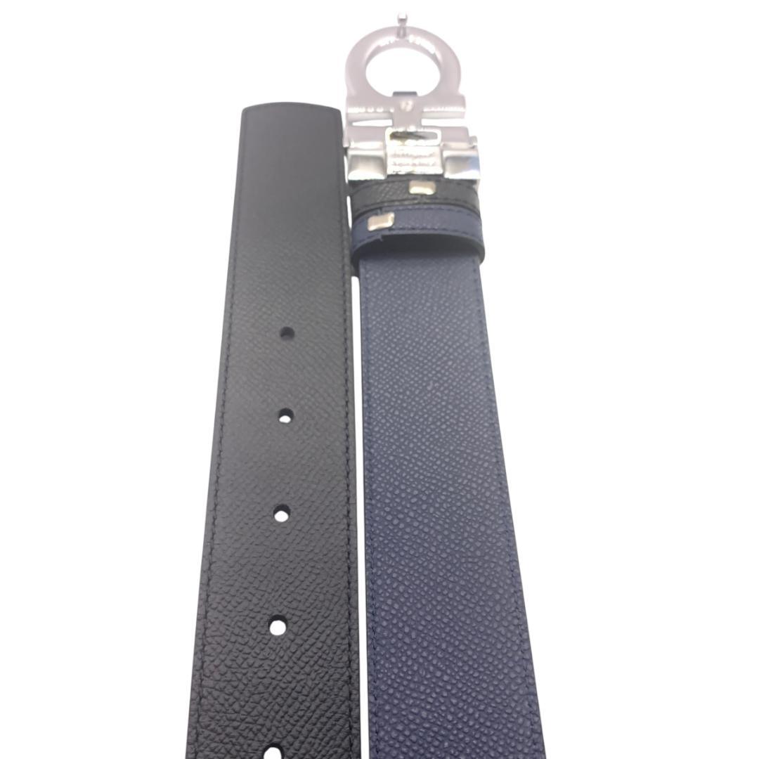 美品Ferragamo フェラガモ　ベルト リバーシブル　調整可 最大115cm