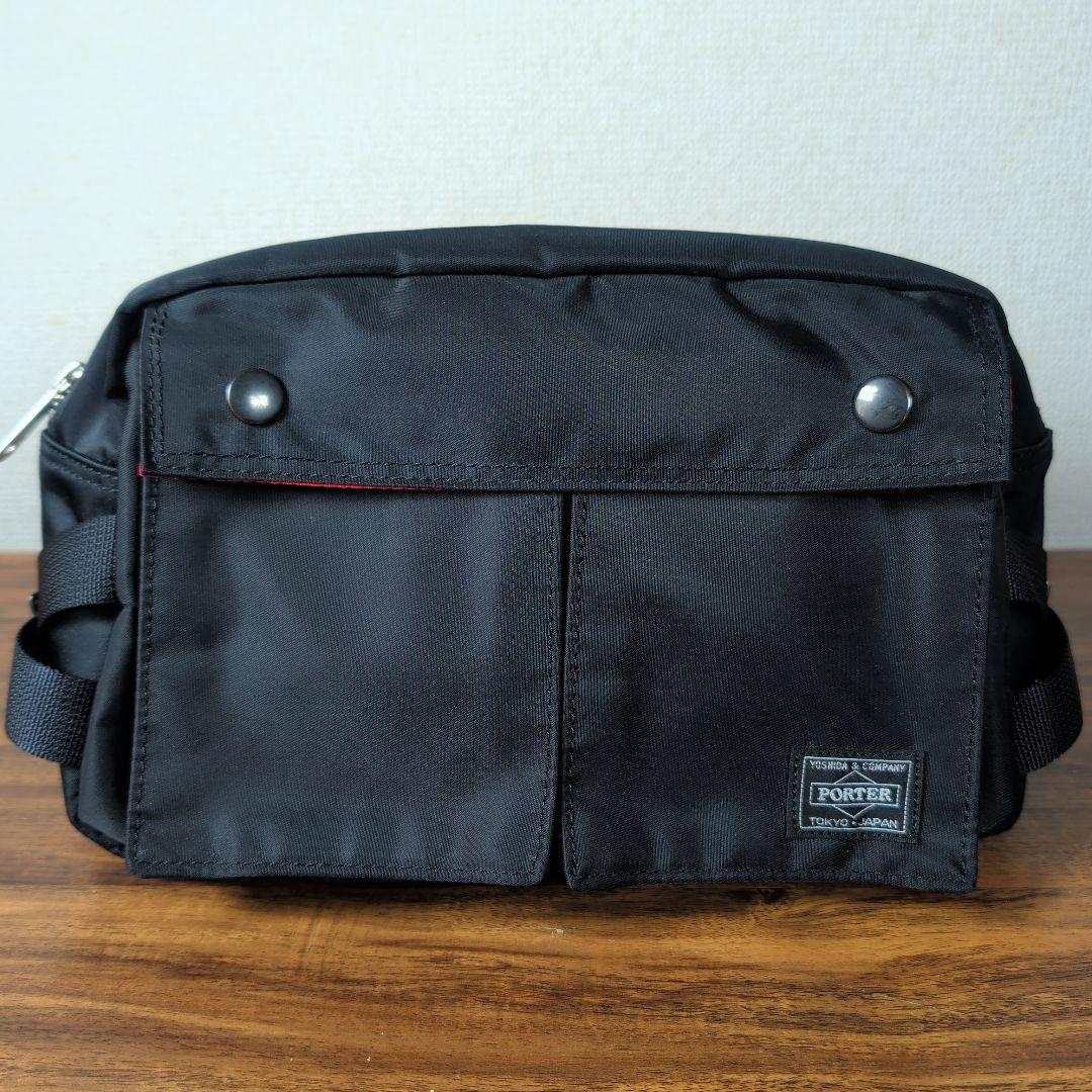 極美品 PORTER × ILS エルファイン ボディバッグ 新タグ