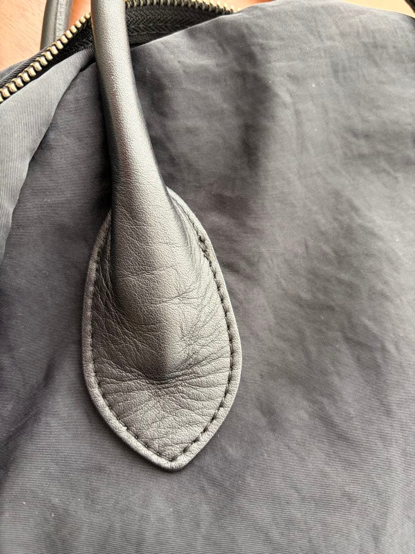 OUR レザー持ち手の2wayリュック