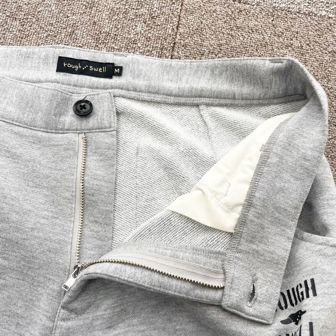 美品　ラフアンドスウェル　スウェットパンツ　薄手　ストレッチ　グレー　Mサイズ