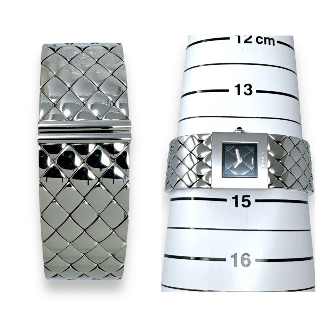 シャネル CHANEL マトラッセ ブラック 黒 クォーツ レディース 時計