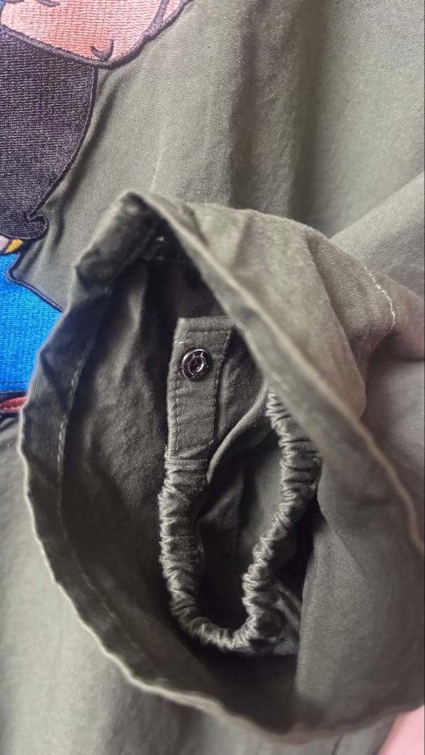 NOAH Barbour ポパイ刺繍グリーンジャケット