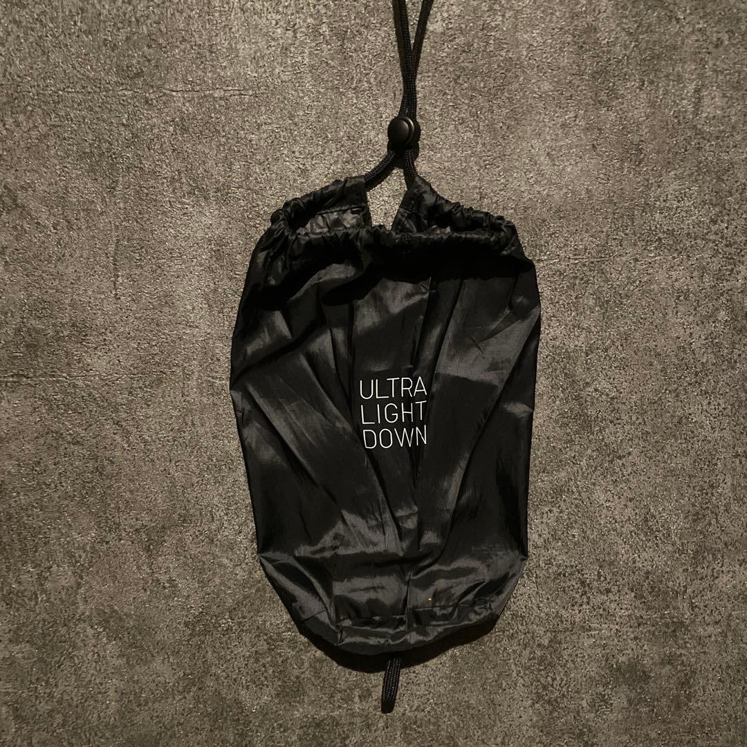 ユニクロ セオリー ウルトラライトダウンロングベスト身幅56cm 収納袋あり