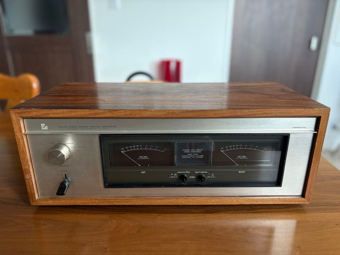【整備品】LUXMAN M150 トランジスタ パワーアンプ 動作品