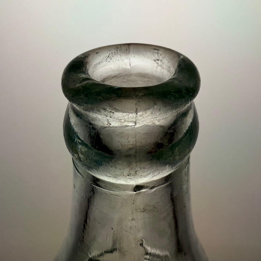 C2 1920年代　コカコーラ コンツァーボトル ライトグリーン 瓶