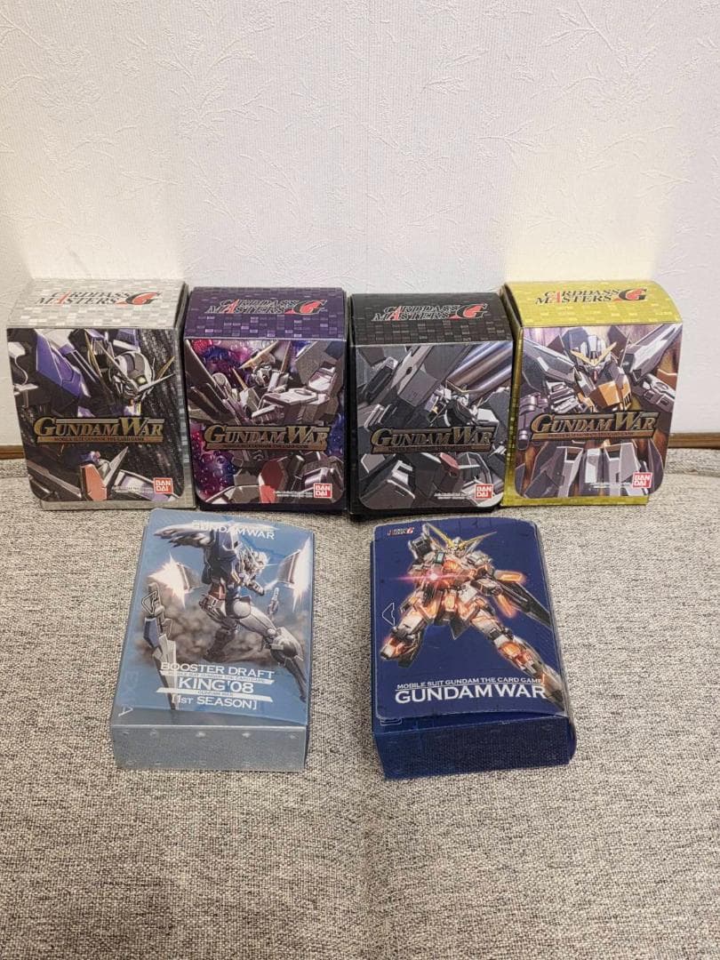 【超貴重・激レア】ガンダムカードゲーム デッキケース6個セット