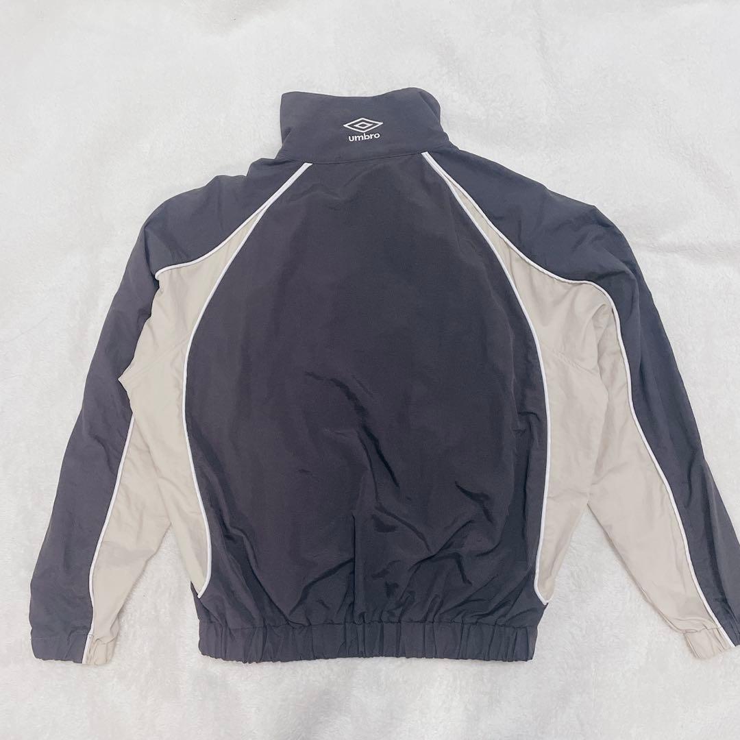 UMBRO×9090ナイロンジャケット コラボ 刺繍ロゴ　王冠　エンブレム　古着