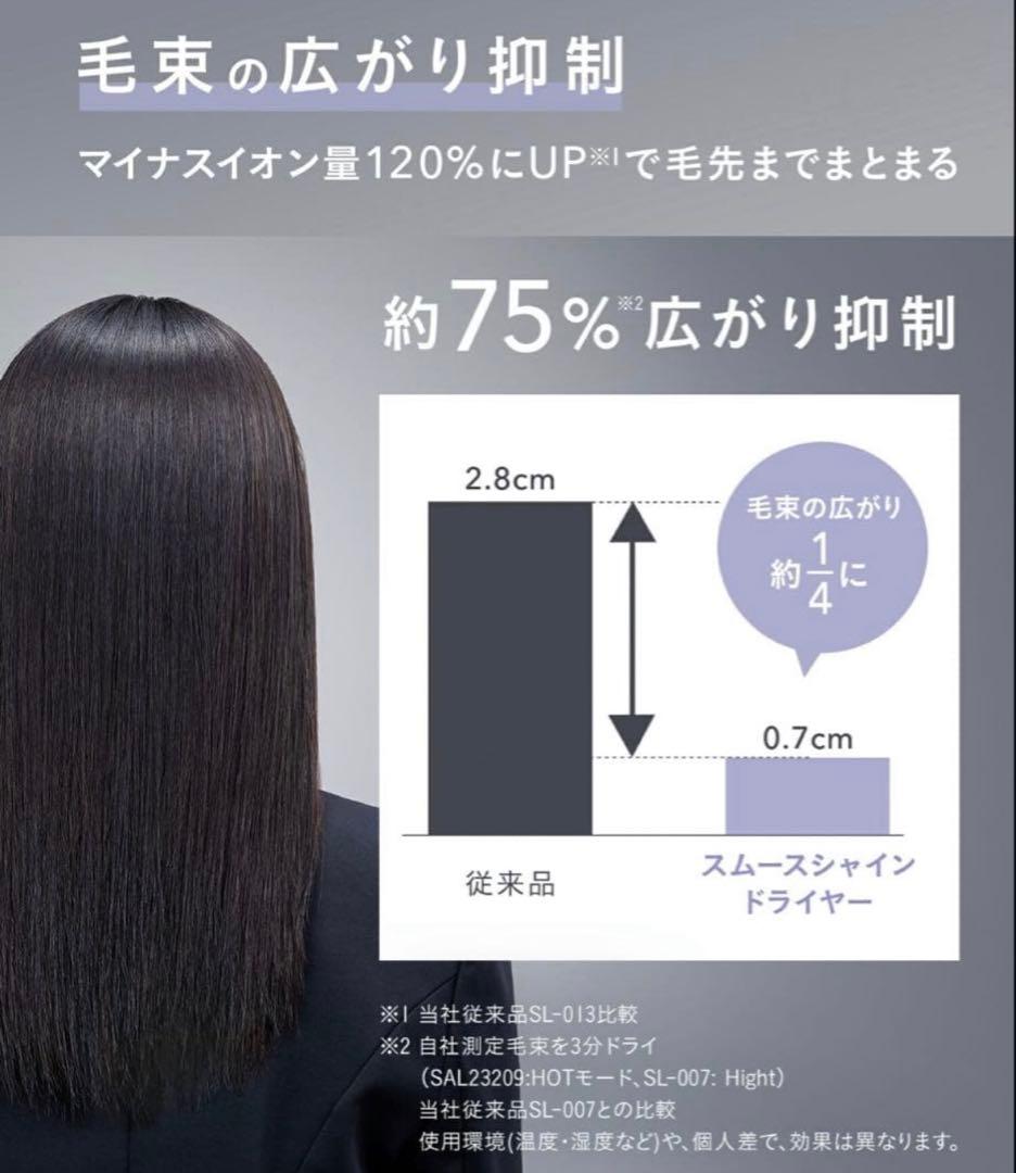 サロニア　スムースシャインドライヤー　グレー