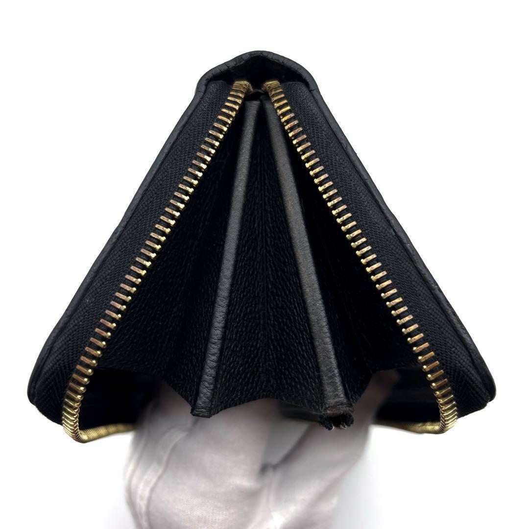 最終価格【極美品✨】ルイヴィトン 長財布 アンプラント ジッピーウォレット 黒