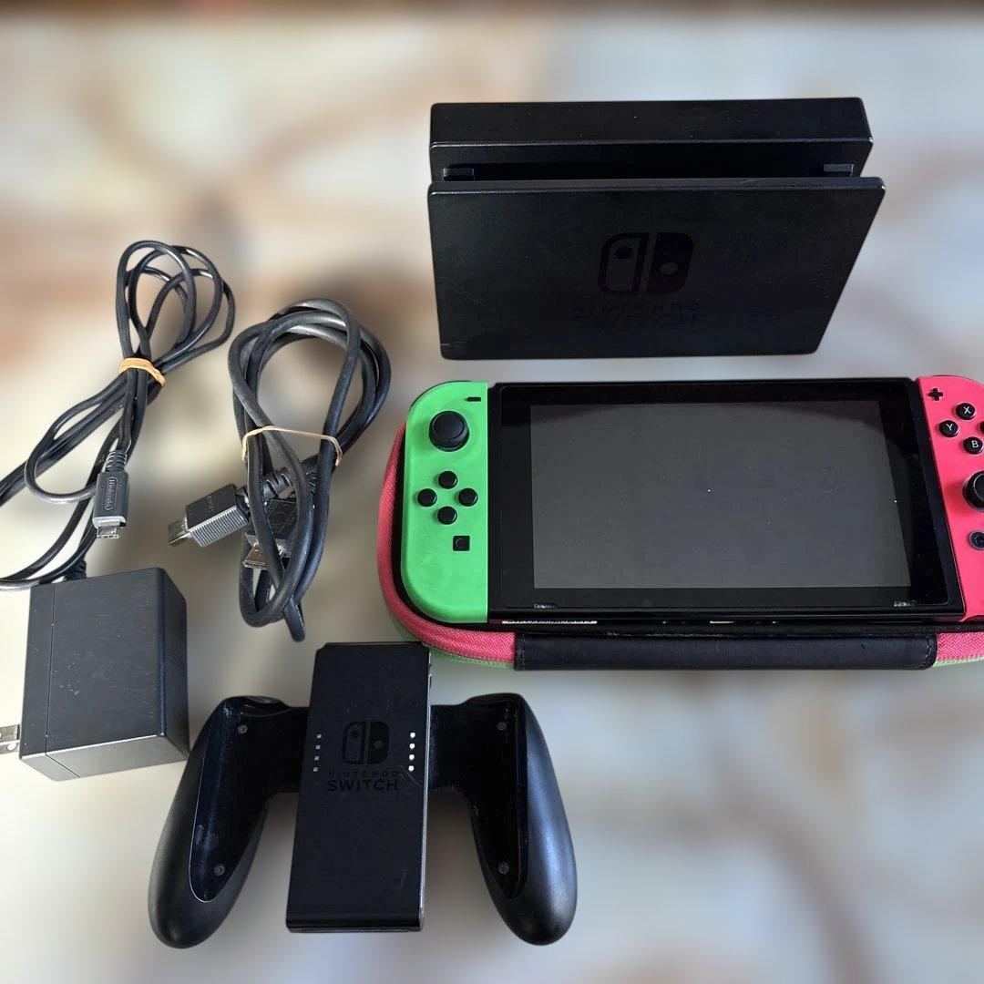 Nintendo Switch ネオンピンク・グリーン 本体