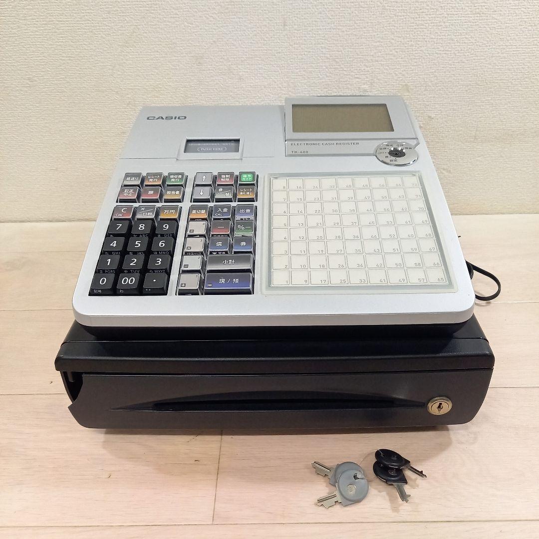 CASIO レジスター TK-400 カシオ ドロアキー欠品