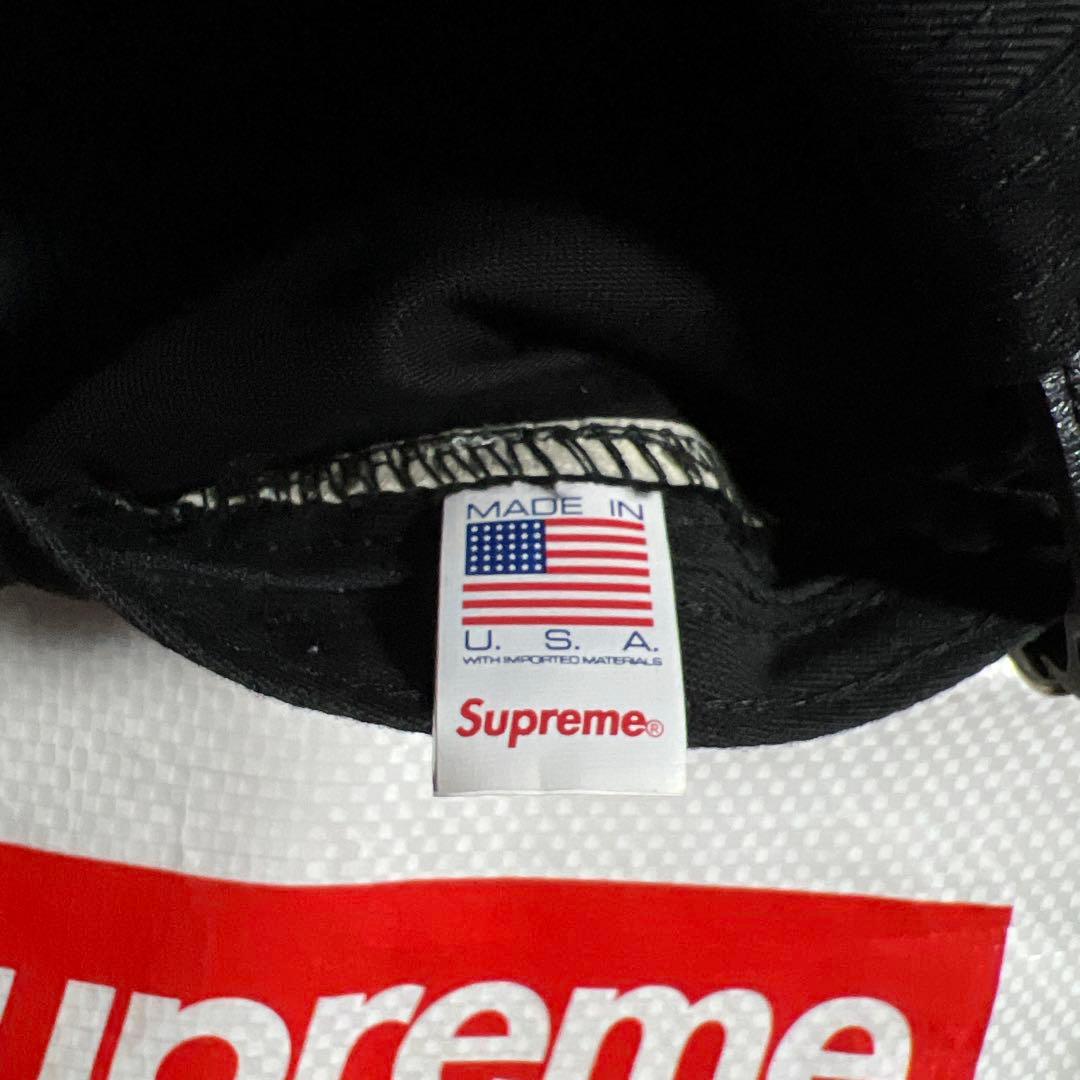 正規品　美品　Supreme 黒 ワークキャップ