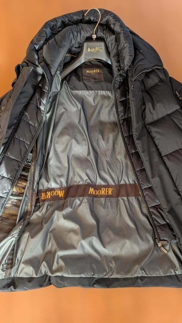 m*o様 MooRER ダウンジャケット Davide 46サイズ ブラック