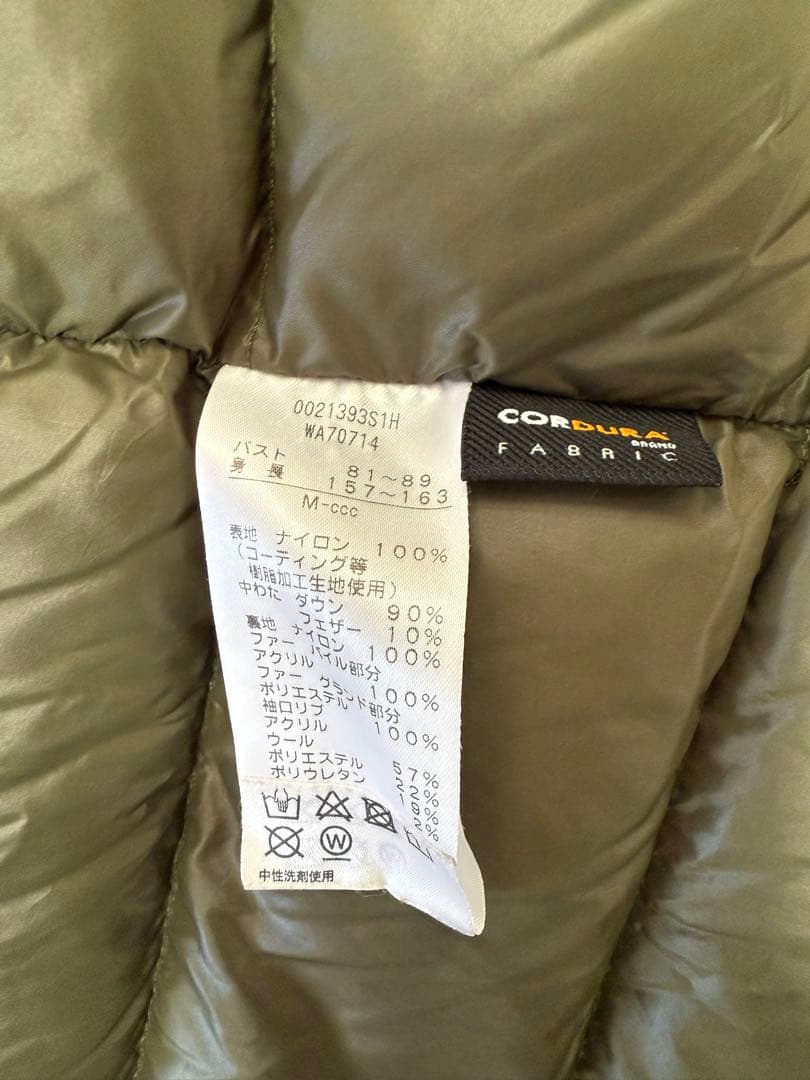 ♦︎極美品　Canterbury カンタベリー　インバーカーギルダウンコート　M
