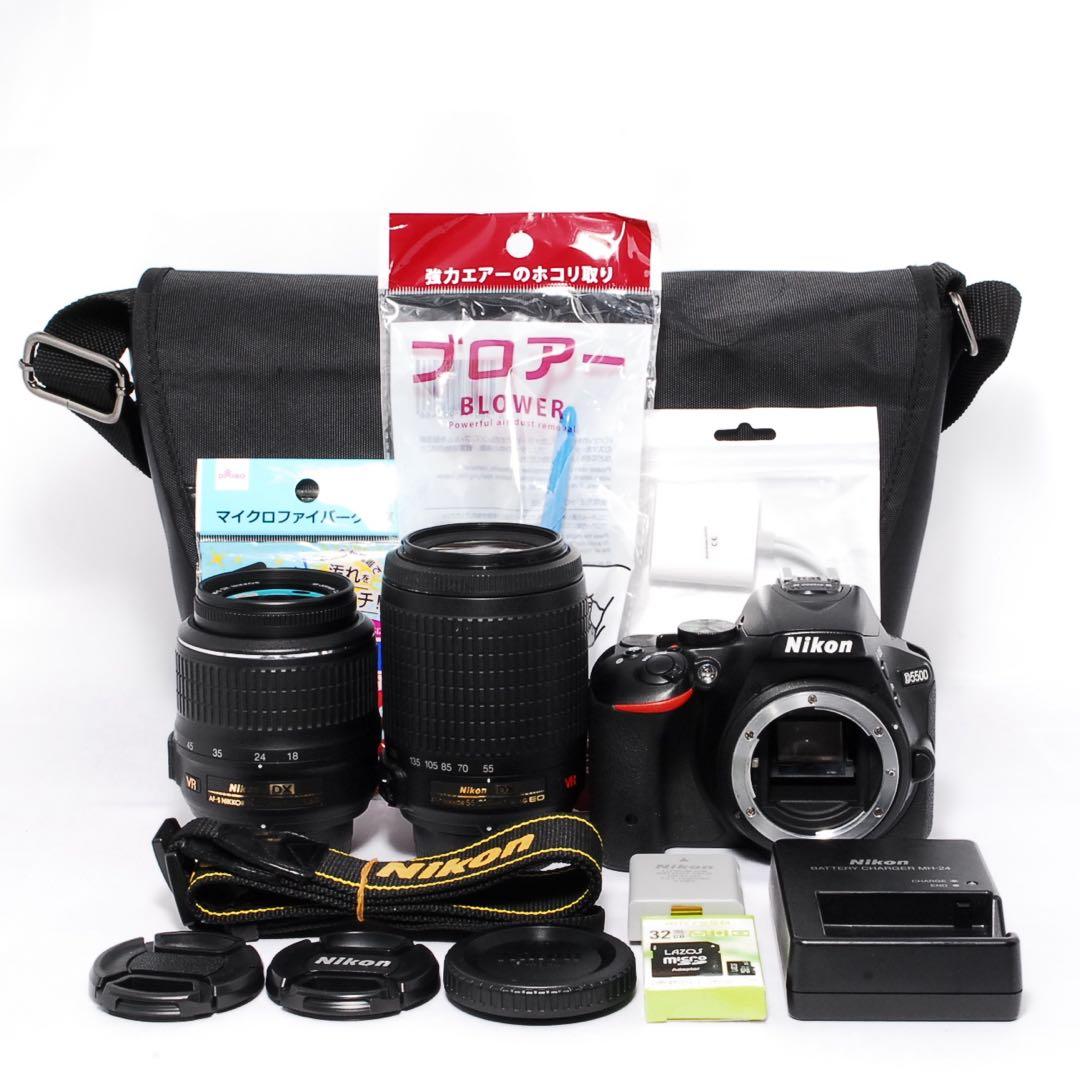 ◆すぐ使える◆Nikon D5500◆一眼レフカメラ◆WiFi楽々転送◆バッグ付