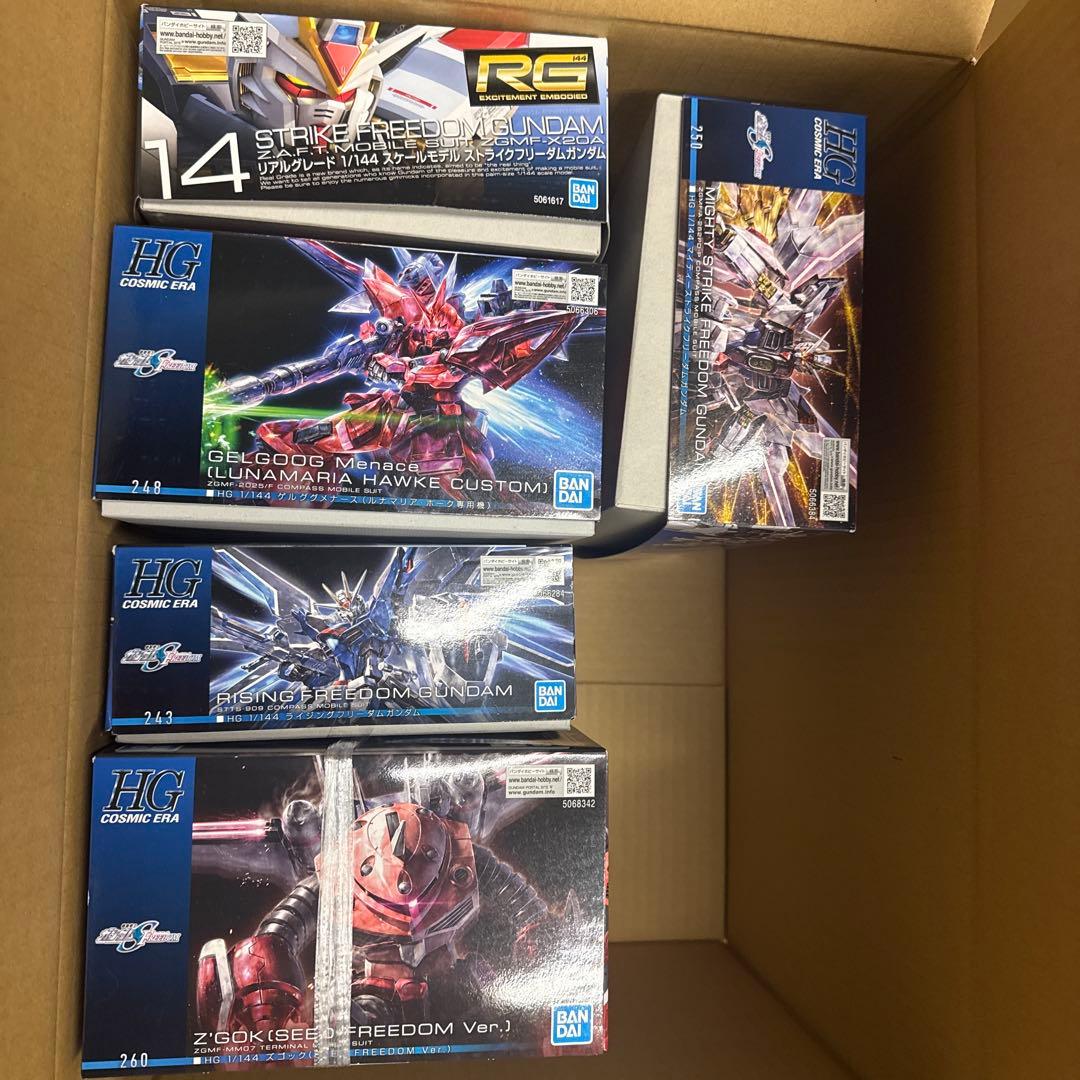 紅*月様 HG SEED 5点セット　ストライクフリーダム　ズゴック　ゲルググメ