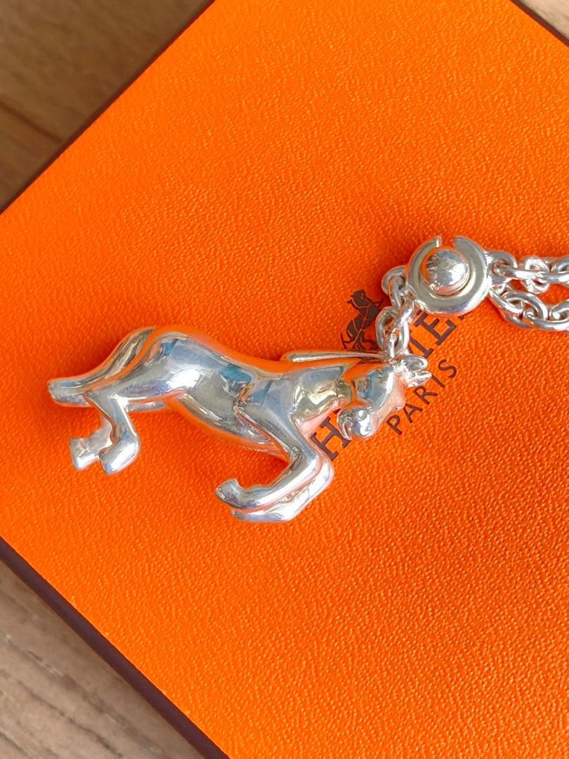 セール　美品！エルメス　シルバー925 キーホルダー