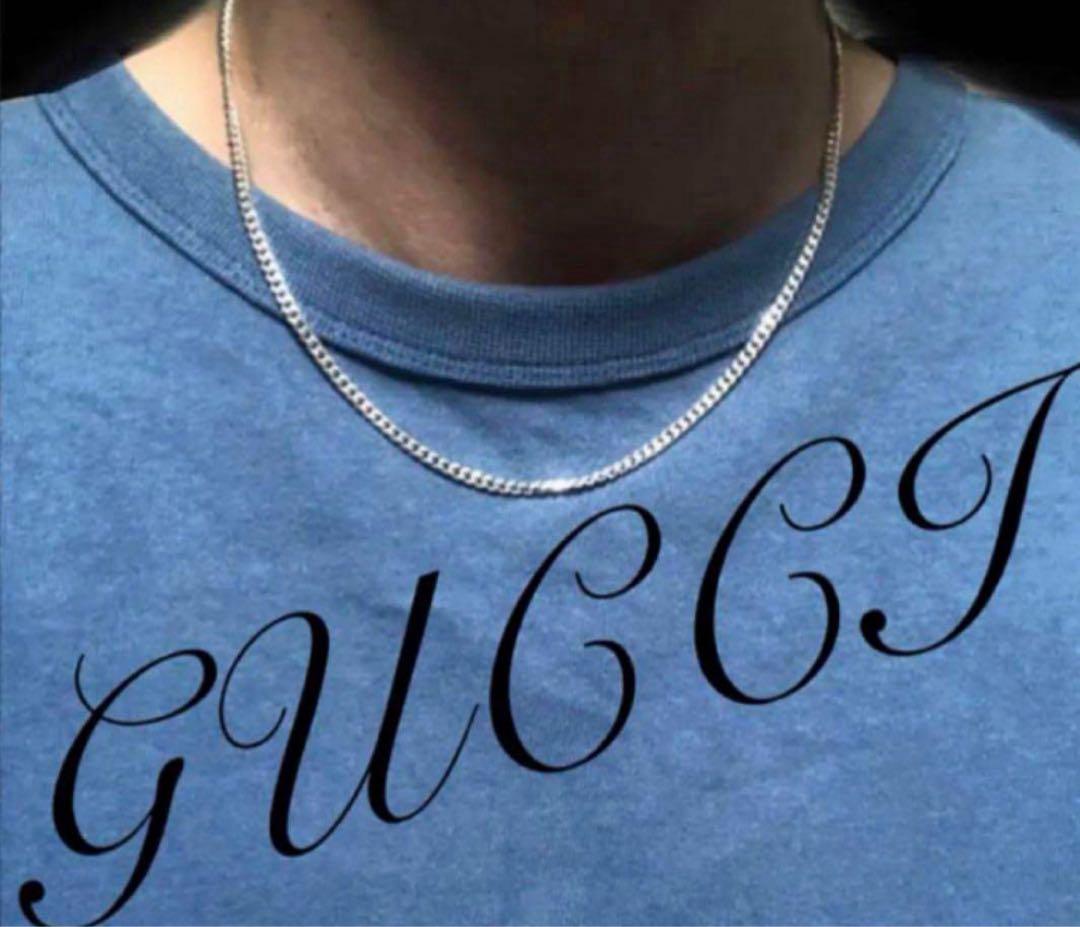 美品　GUCCI 3ミリ　中太喜平チェーンネックレス