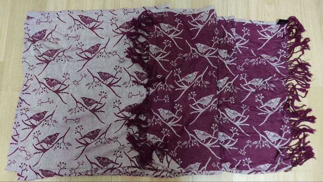 【値下げ】Woven Bliss　LADY BIRD beet　ベビーラップ