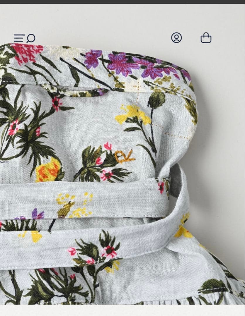 専用です。45rpm 45R インドカディブーケストライププリント☘️巻きスカート