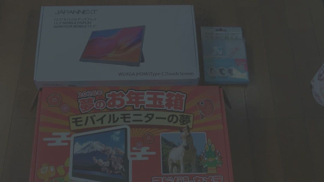 交渉者　JAPANNEXT WUXGA モバイルモニター13.3