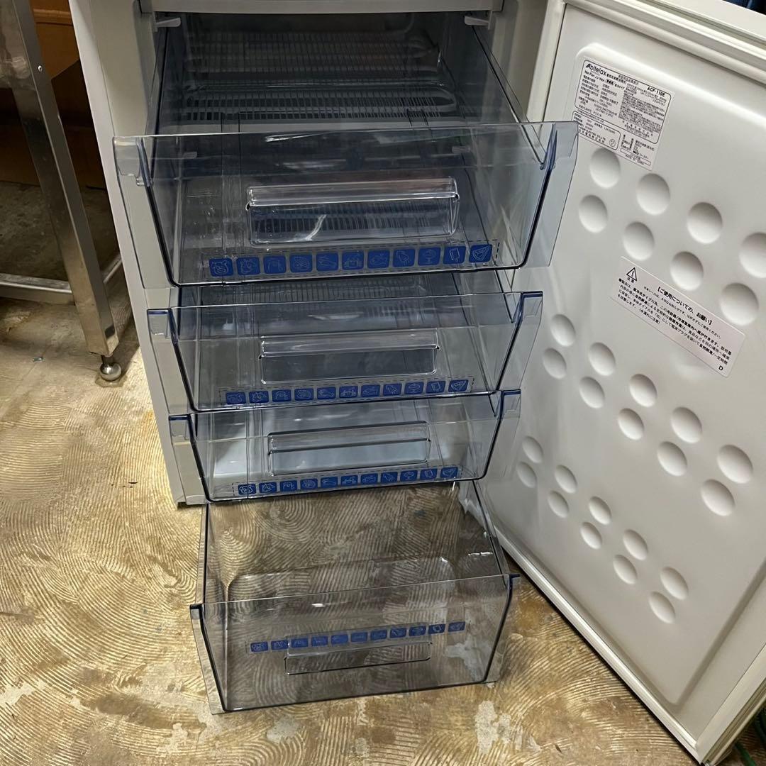 冷凍専用 冷凍庫 ホワイトストライプ 100L/1ドア/右開き/ACF-110E