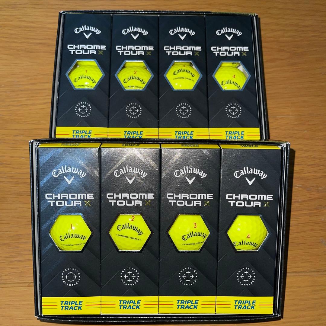 Callaway Chrome TourＸ　 イエロー　2ダース