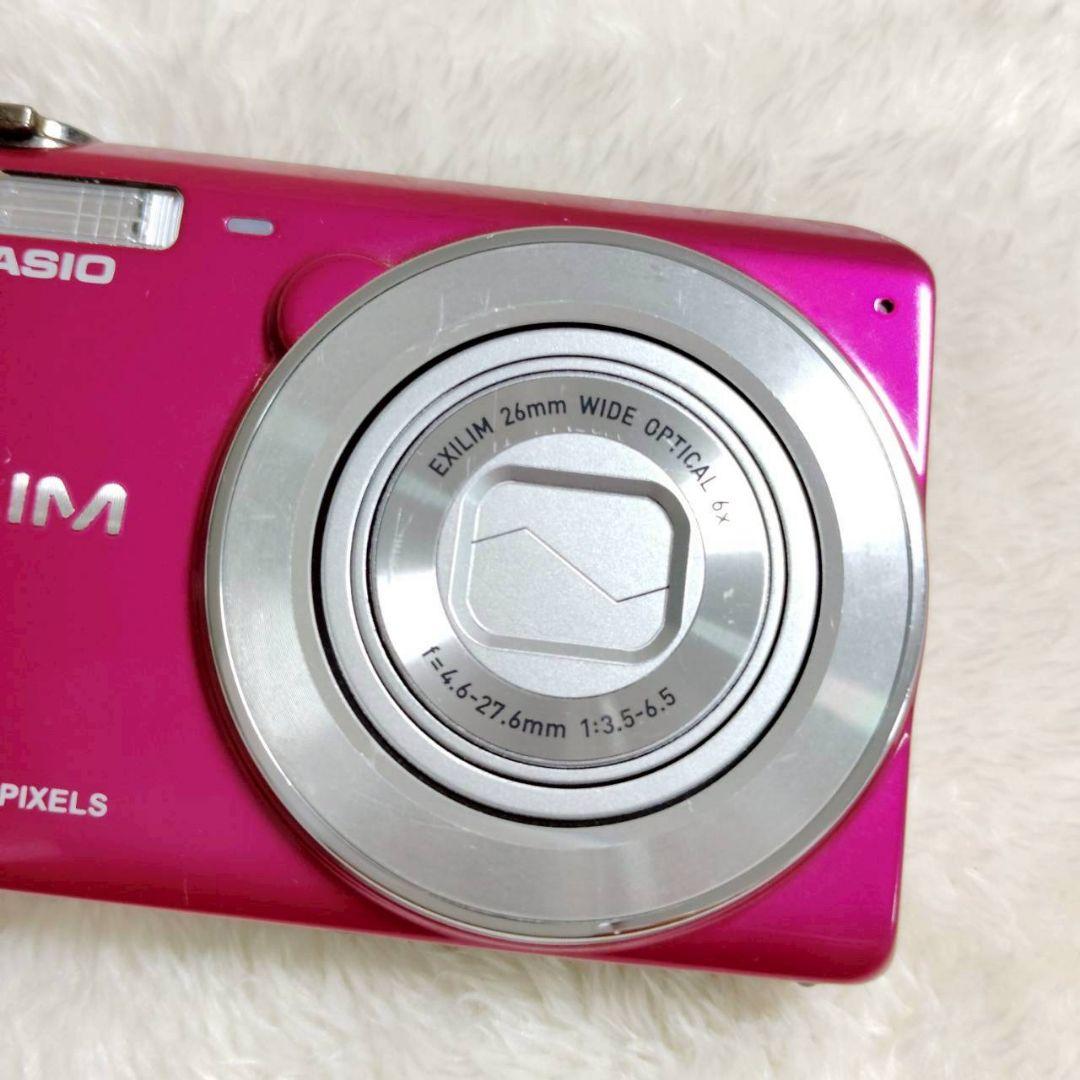 美品✨ CASIO EXILIM EX-ZS25 レッド バッテリー デジカメ