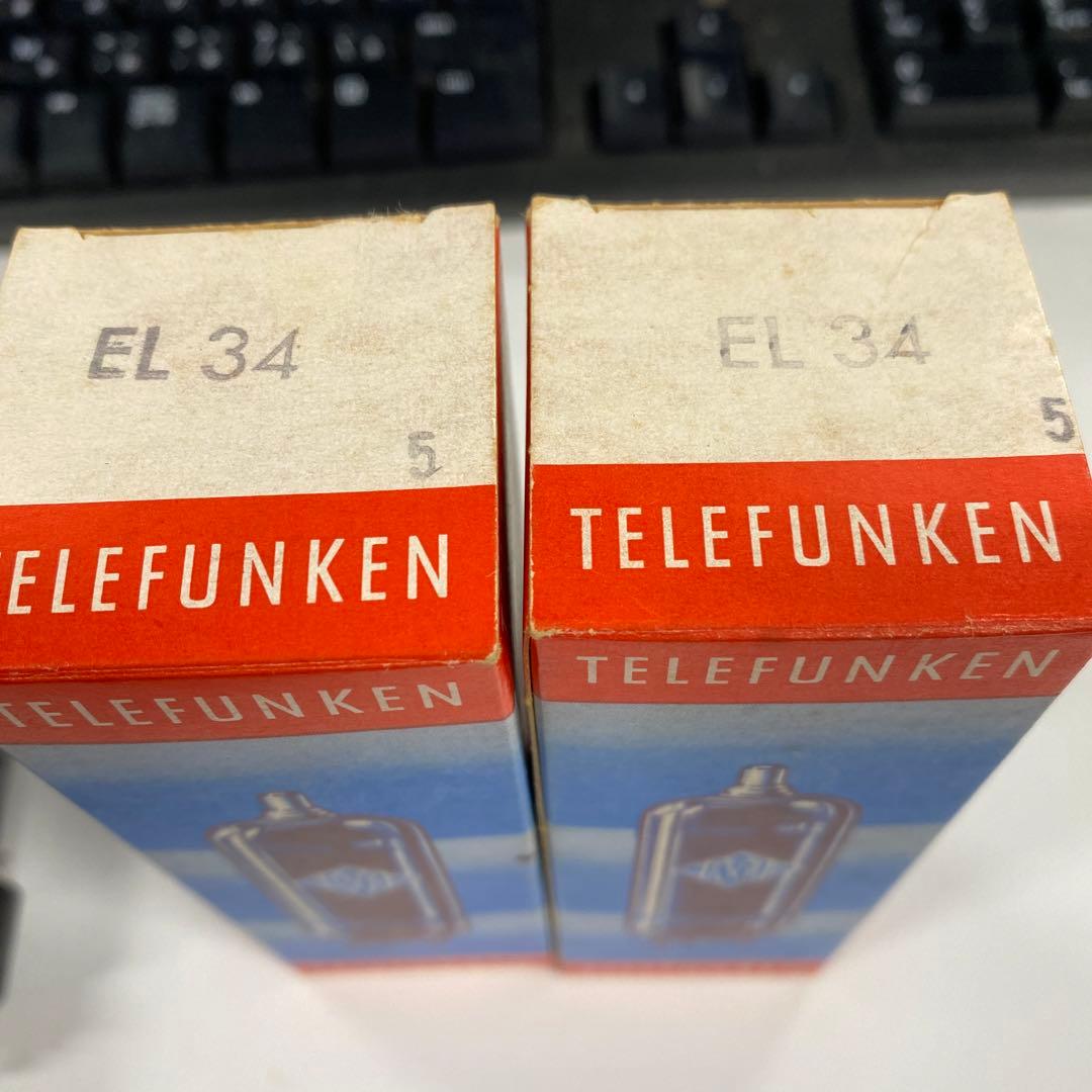 た　真空管　TELEFUNKEN EL34 2本セット