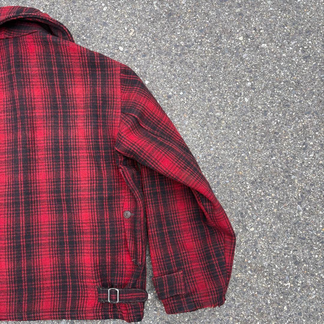 右*肘様 50s Woolrichマッキーノジャケット ハンティングジャケットU
