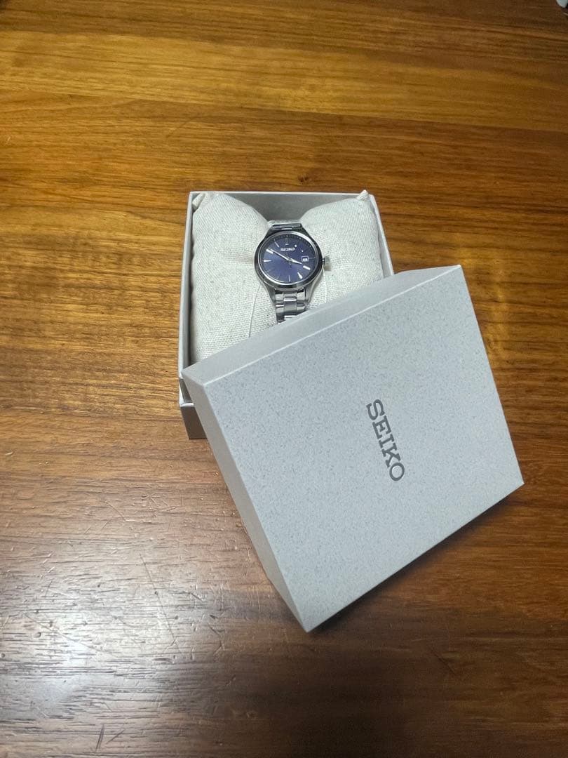 SEIKO STPX095 レディース 腕時計 ネイビー