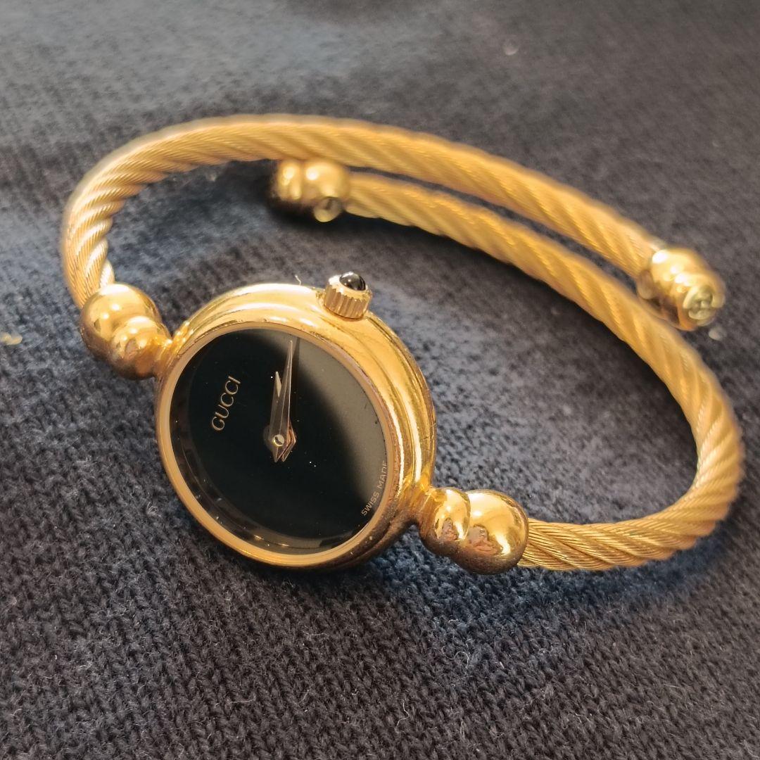 グッチ GUCCI 2700 クォーツ　ワイヤー　バングルウォッチ 腕時計稼働品