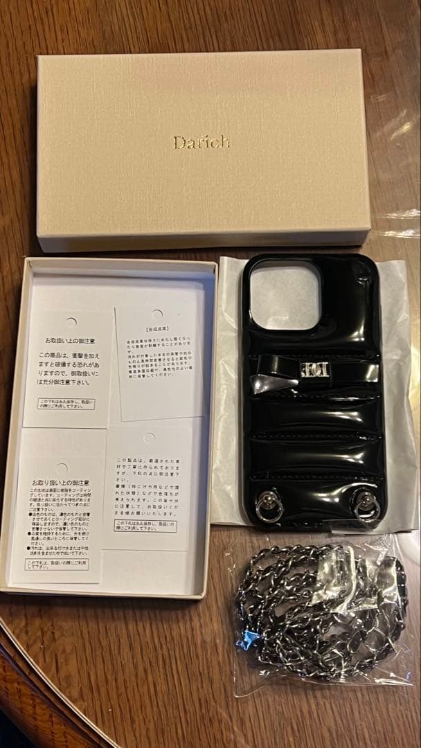 Darich DDリボンiPhoneケース　13Pro ブラック