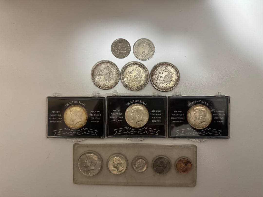 外国銀貨まとめ売りセット