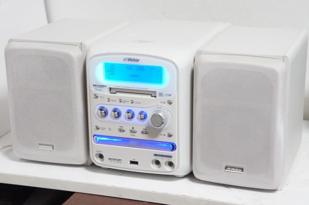 CD→MD/USB★ビクター コンポ UX-QM7 cd usb mp3 128