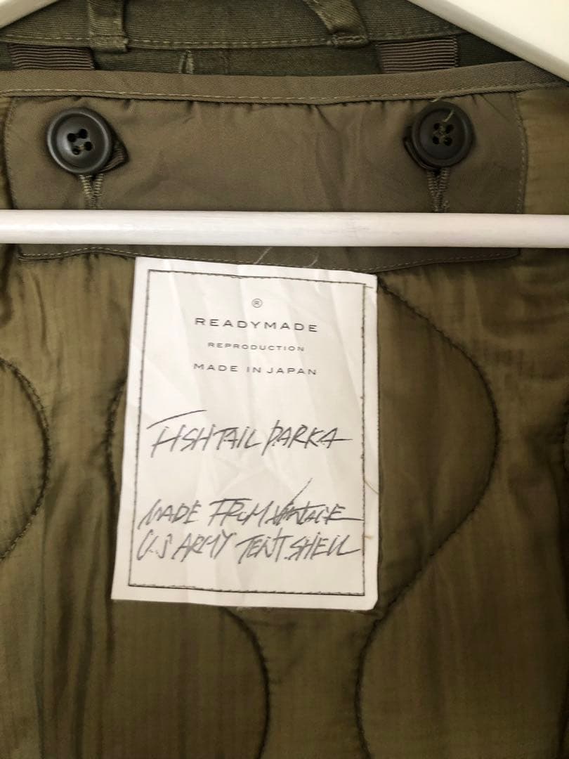 ク*め様 READYMADE レディメイド M-65 フィッシュテール パーカー
