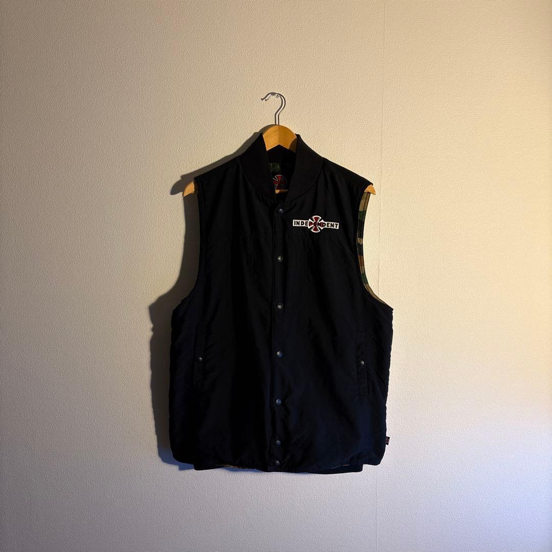 激レア スペシャル 90s INDEPENDENT カモフラ 中綿ベスト