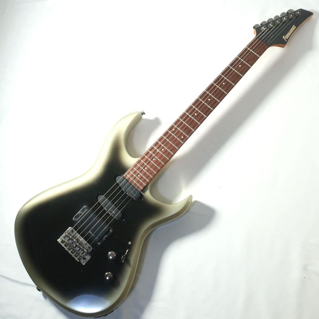 FERNANDES エレキギター SSH メタリックカーキバースト
