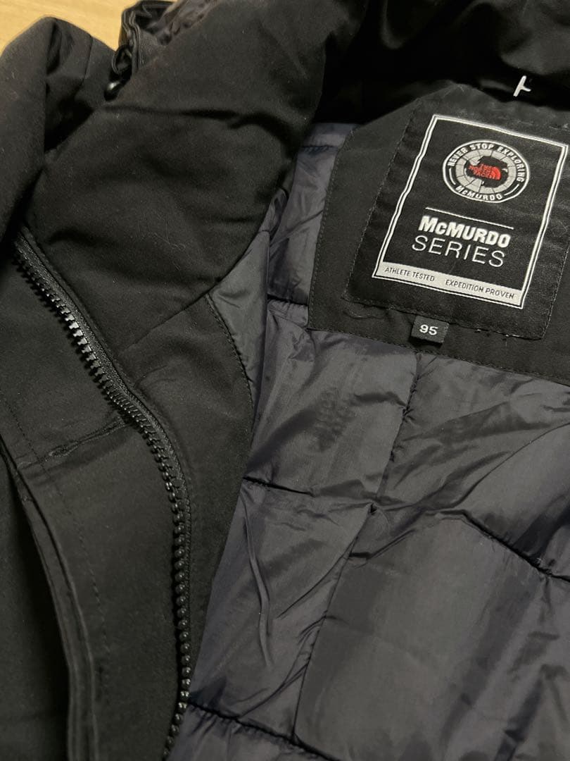 L ウィメンズ　McMurdo ブラックダウンジャケットノースフェイス