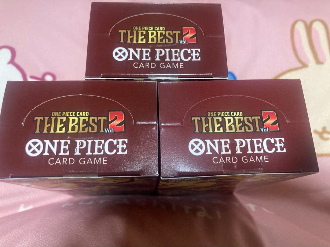 ワンピースカード3BOX テープ付き
