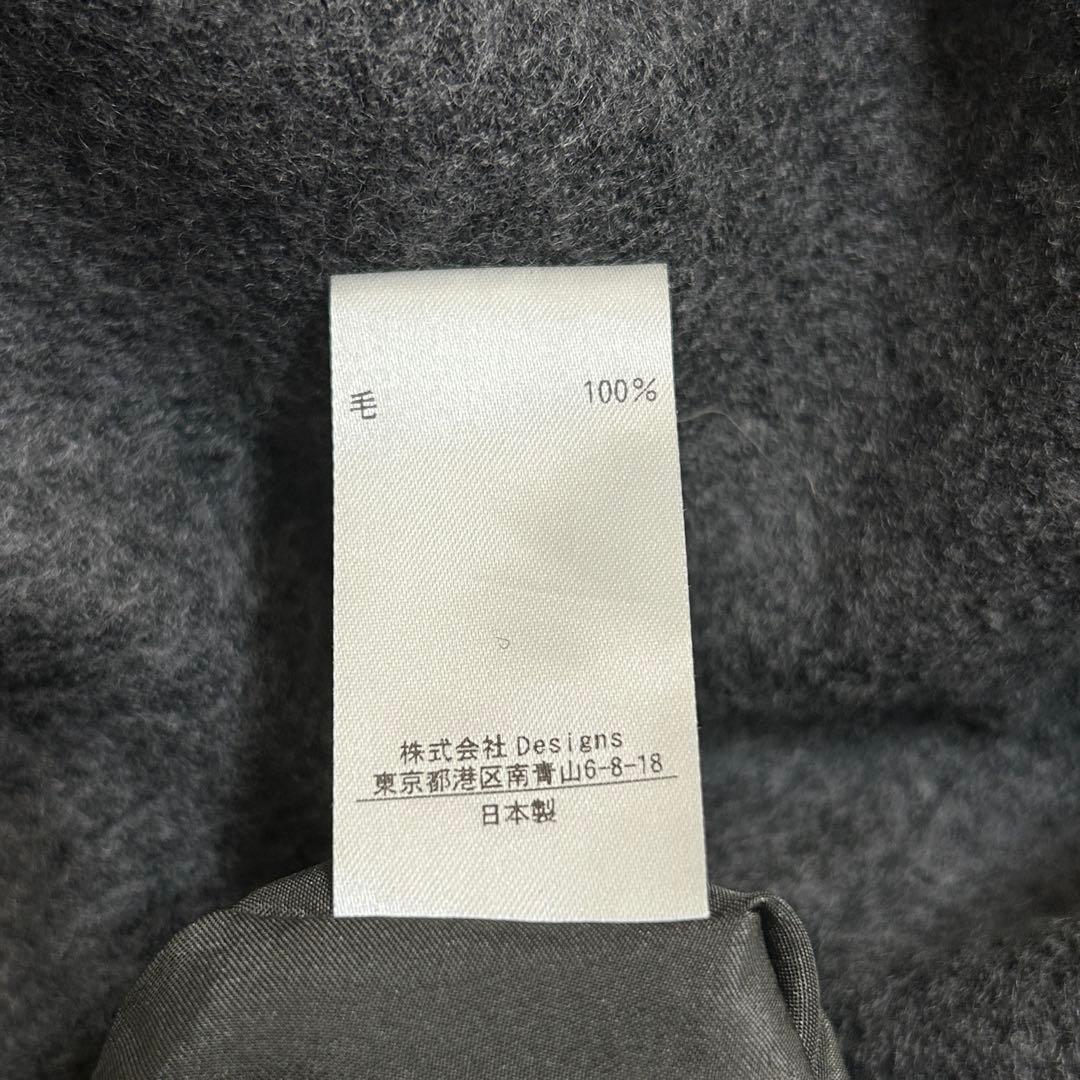 希少✨BLAMINK バッグジップ ウールプルオーバー グレー 36