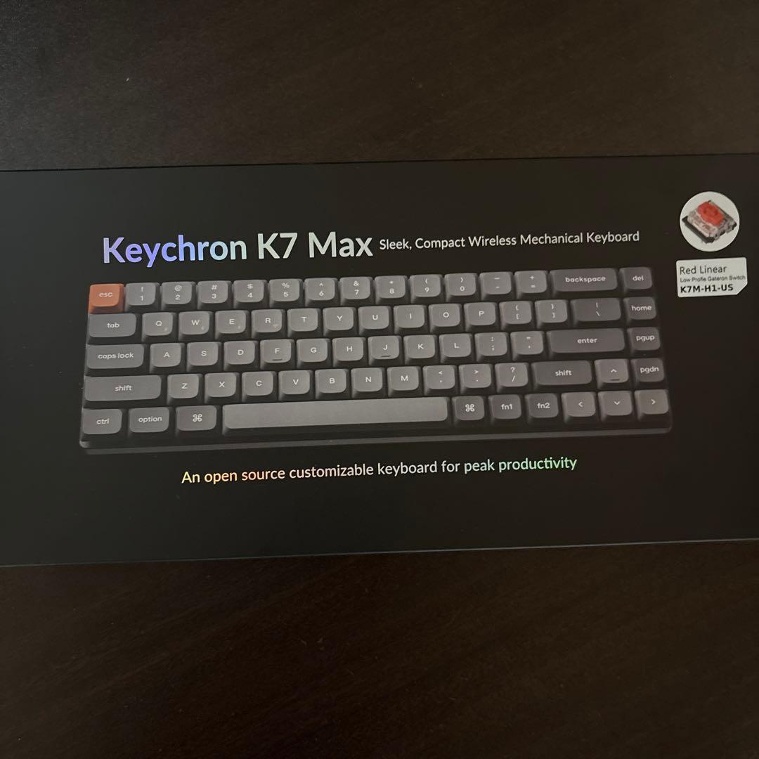 Keychron K7 Max ワイヤレスメカニカルキーボード