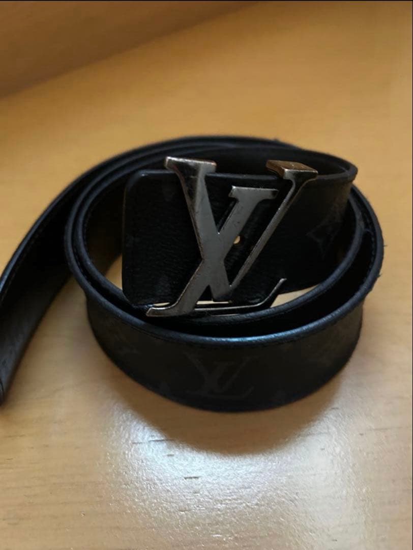 ルイヴィトン ブラックレザーベルト