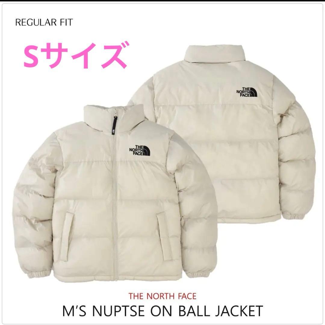 [ノースフェイス] ヌプシ　ダウンジャケット　ホワイト系S