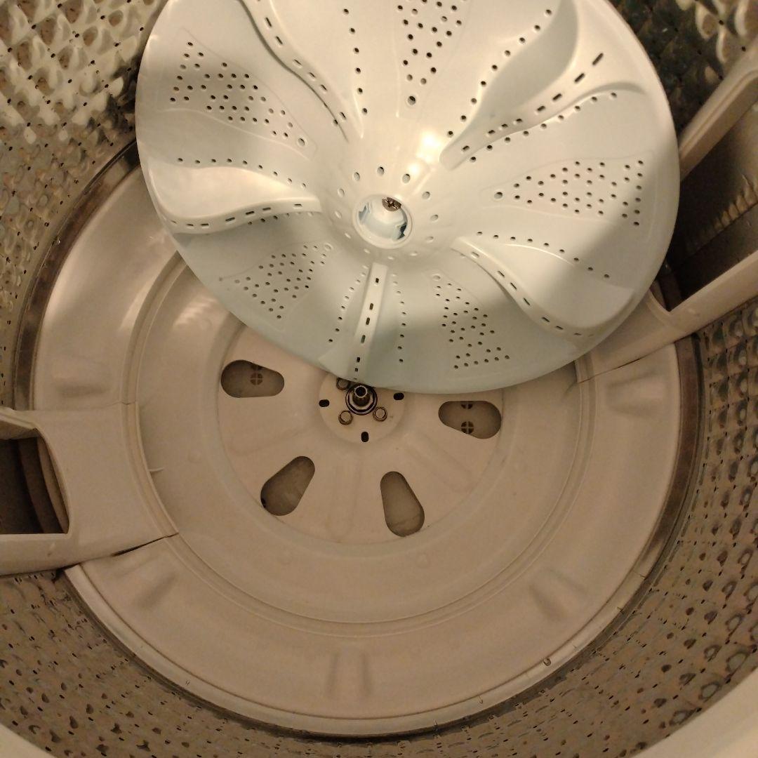 23年製 AQUA 洗濯機7.0kg AQW-S7N ガラストップ簡易分解清掃済