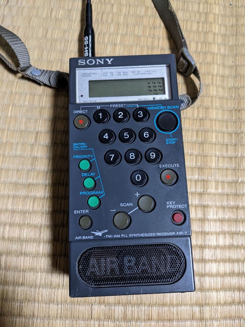 SONY AIR7 ラジオ受信機　修理必要