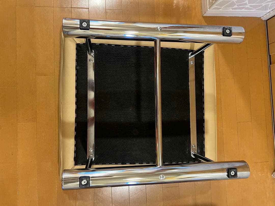 Rolf Benz ベージュ レザー オットマン ペアー(2脚での販売)