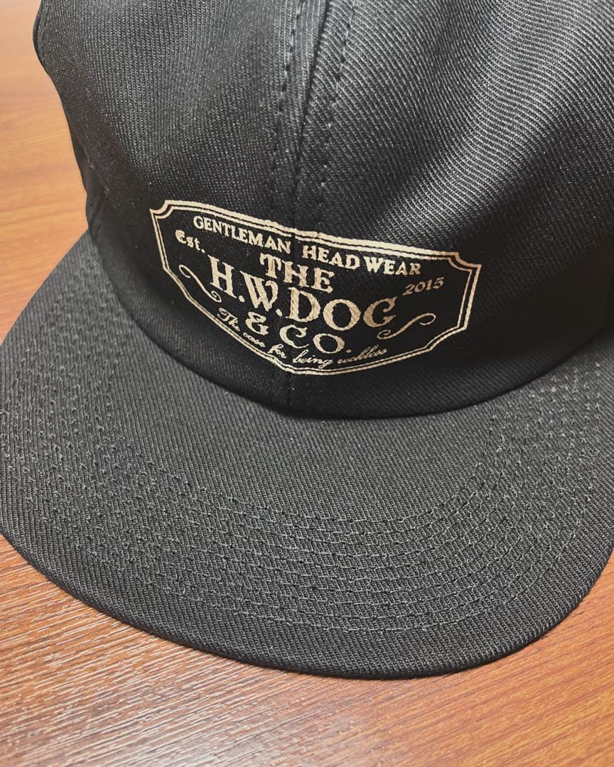 かいと様　H.W.DOG & CO. ブラックワークキャップ サイズ40