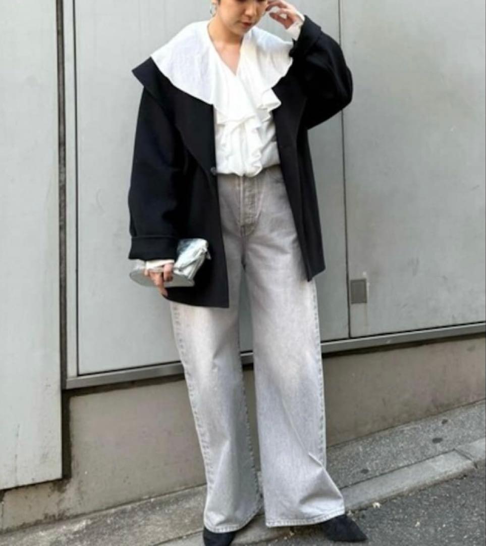 Whim Gazette カスケードフリルブラウス