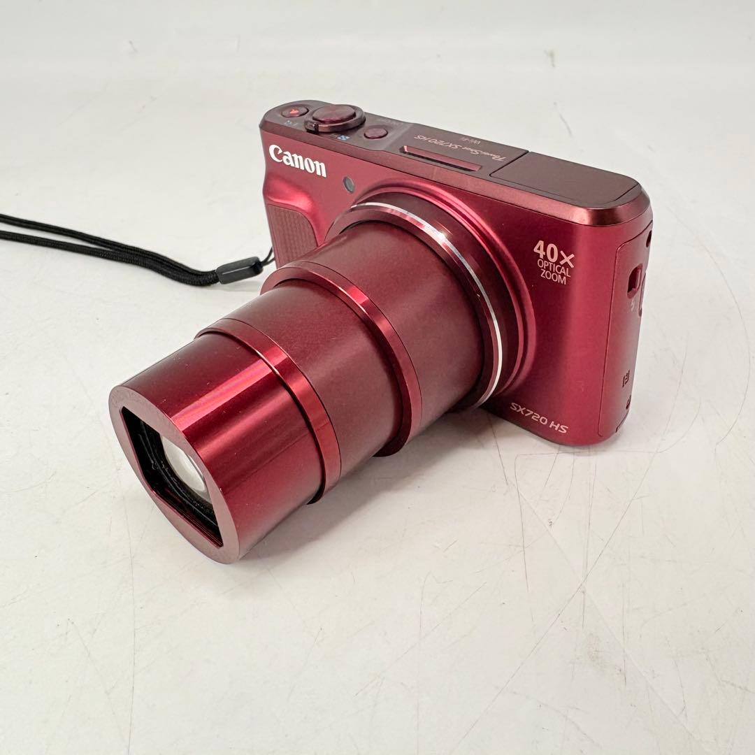【美品】Canon デジタルカメラ PowerShot SX720 HS レッド